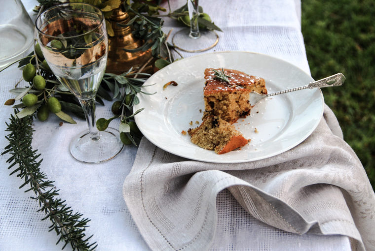 torta cioccolato, rosmarino, giardino, ricetta, accade in tavola