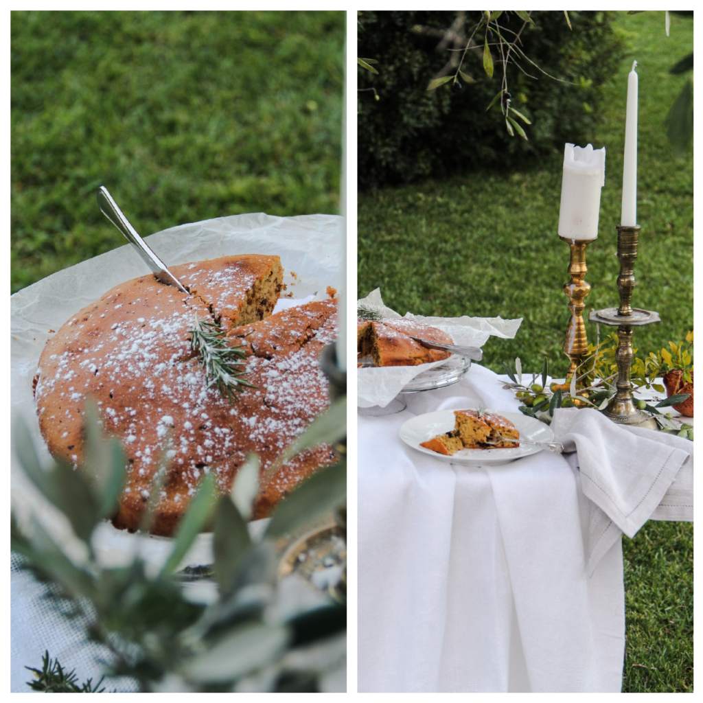 torta cioccolato e rosmarino, giardino, merenda, basilicata