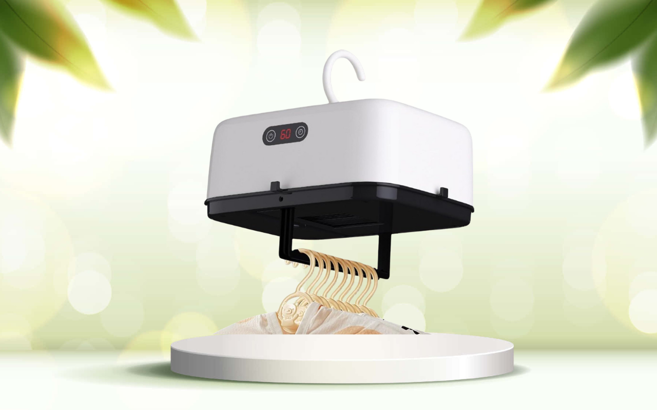 Scopri come asciugare i tuoi vestiti in poco spazio con la nuova asciugatrice portatile
